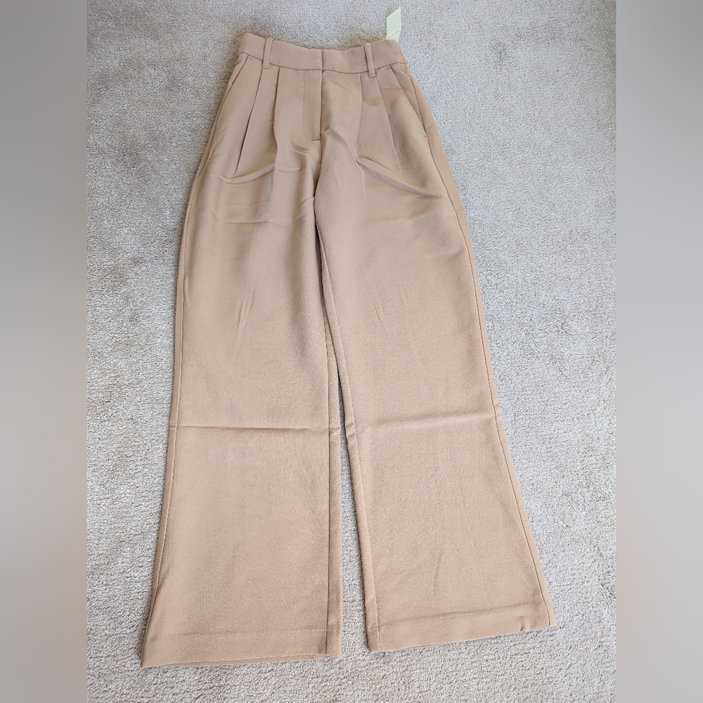 Curve Love A&F Sloane Tailored Pant, Brown 24 SHORT - Picture 3 of 10